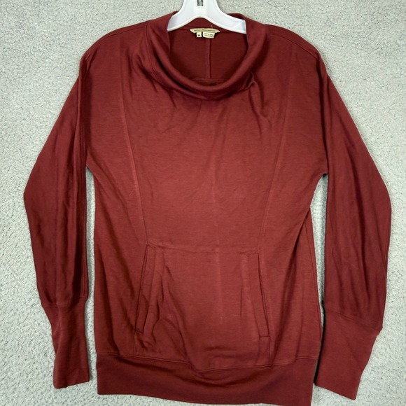 Royal Robbins Sweaters - Royal Robbins Womens Cowl Neck Wool Blend Pullover Sweater Rust Red Size M